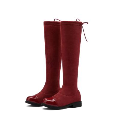 China Breathable manufacturers directly sell high-quality girls over-the-knee boots, thin elastic boots in autumn and winter for sale