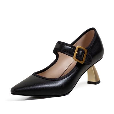 China New latest design other women's shoes, black shoes and 2021 women's high heels for sale