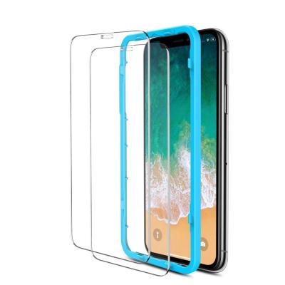 China Full Mirror 9D Screen Film Tempered Glass Protector Front Back Mirror Color Tempered Glass Screen Protector For iPhone Xs for sale