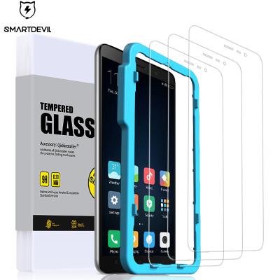 China 2.5D SmartDevil Screen Protector For Note 3 Red 9H Hardness Tempered Glass1 Or 2 Or 3pack, HD Tempered Glass 2.5D MI Edge for sale