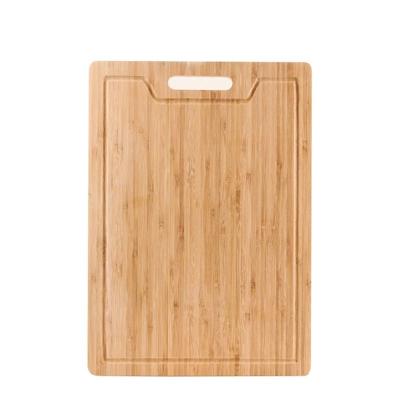 China Sustainable Home Kitchen Extra Large Bamboo Cutting Board For Kitchen Chopper With Handle for sale