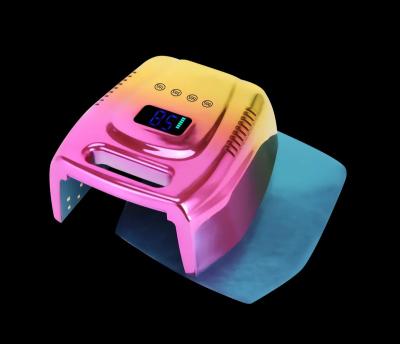 China Luxury Wireless Portable Rechargeable Professional Manicure Nail Gel Dryer LED UV Nail Lamp for sale