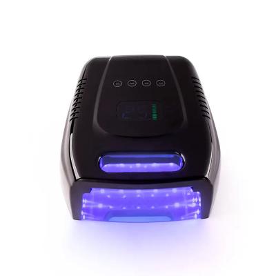 China Luxury Portable Wireless 84W Cordless Nail Dryer LED UV Nail Lamp for sale