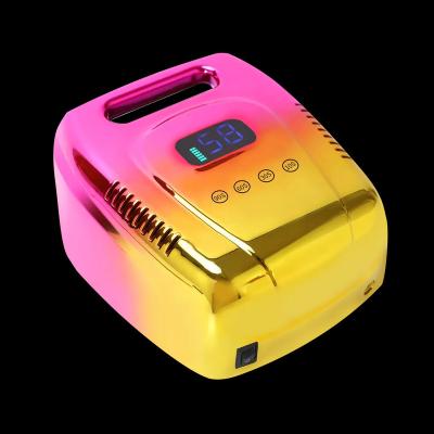 China Luxury New 96W Dual Light Wireless Rechargeable UV LED Nail Dryer Lamp for sale