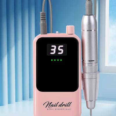 China High Speed Powerful Touch Screen Nail Art Electric Brushless Motor Nail Drill New Arrival Professional Salon Manicure E File 40000RPM for sale