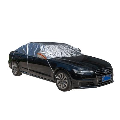 China Multi Layer Compound Sun Shades Front Windshield UV Multi Layer Cover Half Layer Protection Car Cover for sale