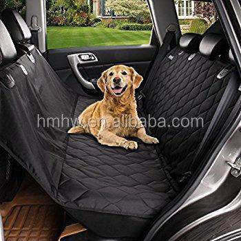 China Portable and Foldable Heavy Duty Luxury Quilted Dog Car Seat Cover for Back Seat Type for sale