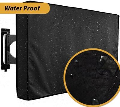 China Black Outdoor Grade Weather Cover Waterproof And Dustproof Material With Microfiber Clo Tv Outdoor Cover 52