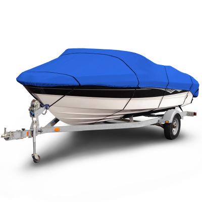 China Heavy Duty Customized Jet Ski Pontoon Boat Cover with Different Sizes for Outdoor Storage for sale