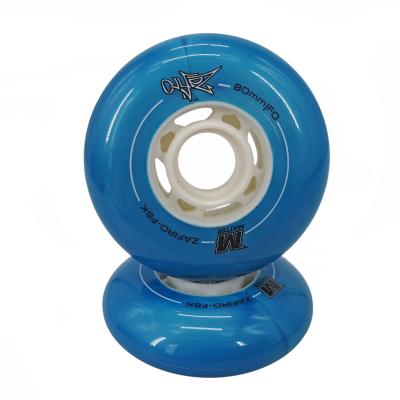 China New Super High Rebound PU 72mm / 76mm / 80mm High Bound Roller Skate Wheels for sale