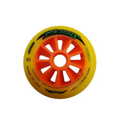 China SHR PU Wheel OEM/ODM 110mm Wheel Roller NPC Skate Wheels for sale