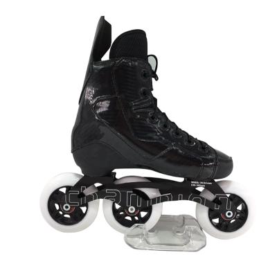 China OEM / ODM 3 Wheels And 4 Wheels Land Hockey Skates Shoes For Kids Online Skate Hockey 31-41 for sale