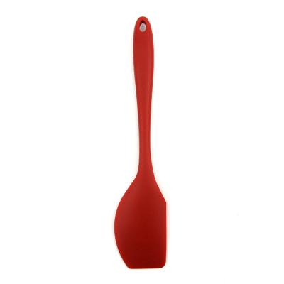 China Non Cooking Tools Cookware Stick Silicone Scraper Stocked Heat Resistant Spatula for sale