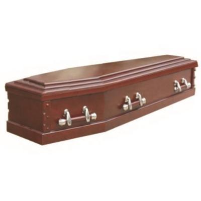 China European Style Cardboard Caskets Eco Funeral Casket Cremation Casket for sale