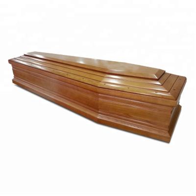 China JD-C05 Italy style European style classic wooden coffin with highlight painting cheap coffins for sale