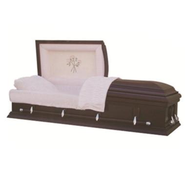 China American Style Hot Selling American Style Wooden Primrose Coffins Coffin Funeral Cinerary Pecan Fumeral for sale