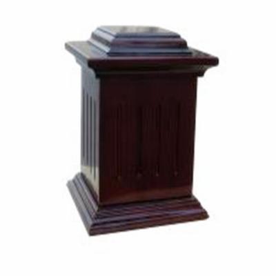 China Solid Wood European Style M-912 Cremation Funeral Urn For Ashes for sale