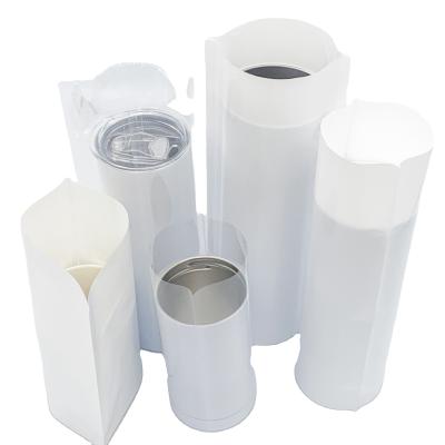 China Other 120*230mm PET White Heat Press Transfer Film For 8oz Mugs Sublimation Shrink Wrap Sleeve for sale