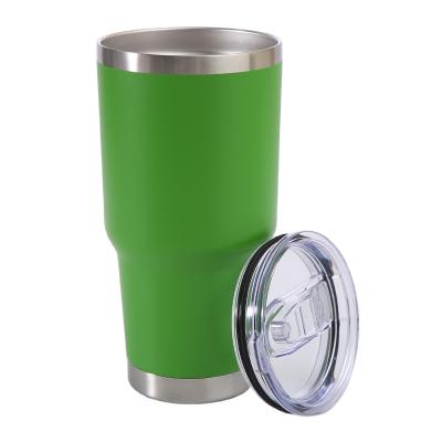 China Disposable Multiple Color Spray Paint Stainless Steel Car Tumbler Insulated Tumbler Mugs 30oz With Lid for sale