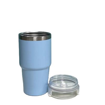 China Double Wall Disposable Stainless Steel Water Tumblers 14oz Car Tumbler With Lid Coffee Cups Disposable for sale