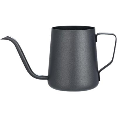 China Viable Printing Design Stainless Steel Gooseneck Kettle 350ml 250ml Portable Coffee Brewing Pot Kettle for sale