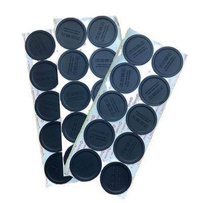 China Durable Wholesale Black 58mm Round Silicone Tumble Coaster Fits 20oz Tumbler Size Of Cup Mat for sale