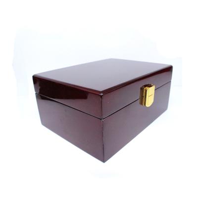 China Recyclable Professional Handmade Wooden Jewelry Box Cosmetic Gift Box for sale