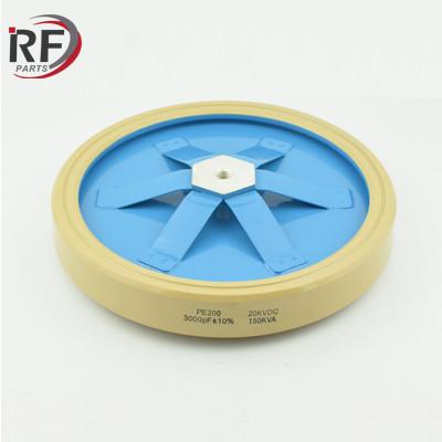 China PE200 20KV 2000PF 150KVA High voltage high power plate ceramic capacitor for sale