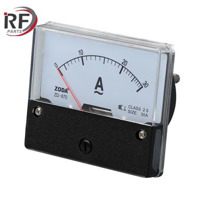 China RF PARTS ZD6L2-W/var AC Square Moving Iron AC Panel Analog Meter Ammeter for sale