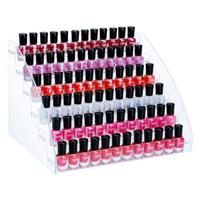 China Factory Price Waterproof Acrylic Riser Show Display Acrylic Risers Acrylic Nail Polish Rack for sale