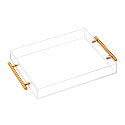 China Waterproof Custom Acrylic Chocolate Tray Serving Trays for sale