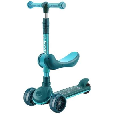 China 2021 New Height 2021 Handlebar New Wheel Girl Kick Scooter Baby Adjustable Foot Scooter Kids Adjustable Foot Scooter for sale