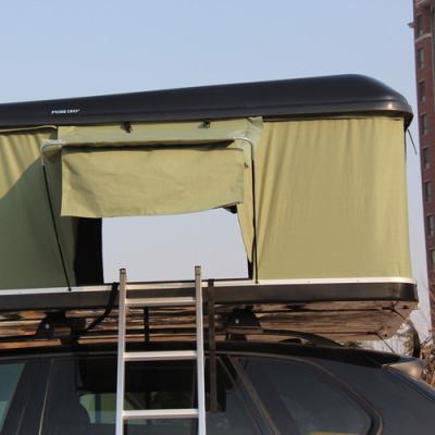 China Extended Type Shell Car Roof Top Tent Hard Folding Truck Roof Top Camping Tent For Outdoor SUV Camping for sale