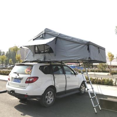 China Extended Type Outdoor Car Roof Top Tent Aluminum High Quality 2 3 Person Roof Top Tent Camping Soft Shell for sale