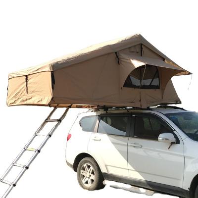 China Extended Type Outdoor Soft Shell Car Tent Extension Camping SUV Roof Top Tent With Mosquito Net for sale