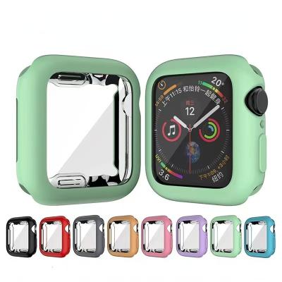 China TPU Protector Smartwatch Case For Apple Watch 38mm 40mm 42mm Shockproof Replacement Watch Protective Cover 44mm 01 for sale