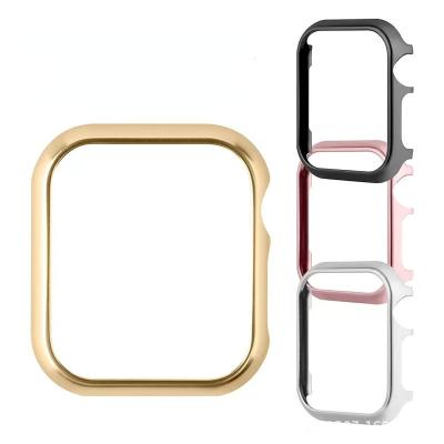 China Accessories Smartwatch Case For Apple Watch 40mm 41mm 44mm Protector Replacement Metal Watch Shockproof 45mm 01 Cover for sale