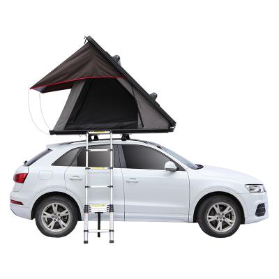 China Extended Type Aluminum Alloy Car Roof Tent Folding Waterproof Quick Open Roof Tent And Narrow Travel Car Top Tent for sale