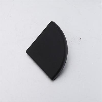 China Strong Nylon ARC 40x45 Bezel Cover Plated Aluminum Profile Semicircle Black Bezel (375.09-10A) for sale