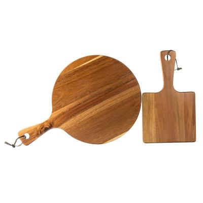 China Multifunctional Disposable Vintage Wooden Cheese Board Pizza Cutting Board Vintage Cheese Mincing Vegetable Meat for sale