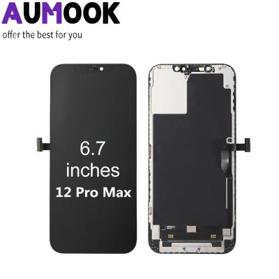 China INCELL TFT LCD Display AUMOOK Mobile Phone Digitizer LCDs Screen For iphone 12 pro Max Replacement Display LCD For iphone 12promax for sale