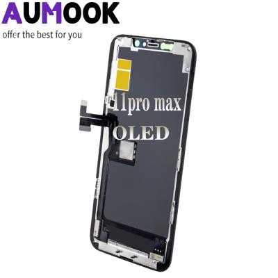 China Custom lcd show oled phone screen lcd for iphone 11 pro max, cell phone screens wholesale 11promax lcd display for iphone 6.5 inches for sale