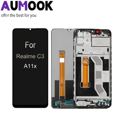 China Original Broken Fix Phone AUMOOK Screen LCD Display Touch Screen Replacement Digitizer Combo Assembly For oppo A11x realme C3 5 6i a5 2020 a9 2020 for sale