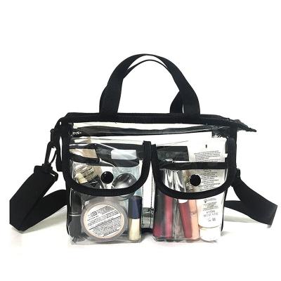 China Waterproof Transparent Fashion PVC Travel Toiletry Bag Eco - Friendly Bag for sale