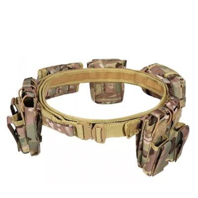 China Adjustable Men Police Duty Tactical Waist Belt Interior Tactical Belt Clip for sale