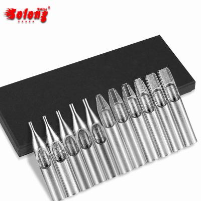 China Wholesale 11PCS 304 Stainless Steel Permanent Disposable Tips Accessories Non Tattoo Tips Set for sale