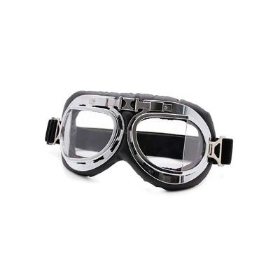 China Restoring Antique Clear PC Glass Ways Motorcycle Helmet Glass Anti-attack Goggles Outdoor Goggles For Motorcycles for sale