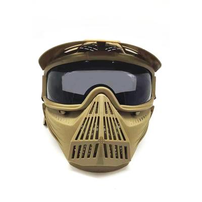 China Cool CS Army Resistance Impact Mask Goggles Anti - Dust Anti - Attack Strong Khaki Outdoor Cross-Country Glasses Eye Protection Glasses For Motorcycles for sale