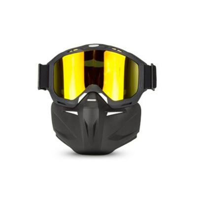 China Black Detachable Outdoor Motorcycle Mute Cycling And Snowboarding For Sand Proof And Attack Prevention Glasses for sale