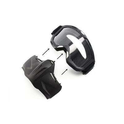 China Detachable Outdoor Motorcycle Mute Black Cycling And Snowboarding Are Sand Proof And Attack Proof Glasses for sale